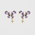 Celestia Anti-Tarnish Butterfly Crystal Earrings